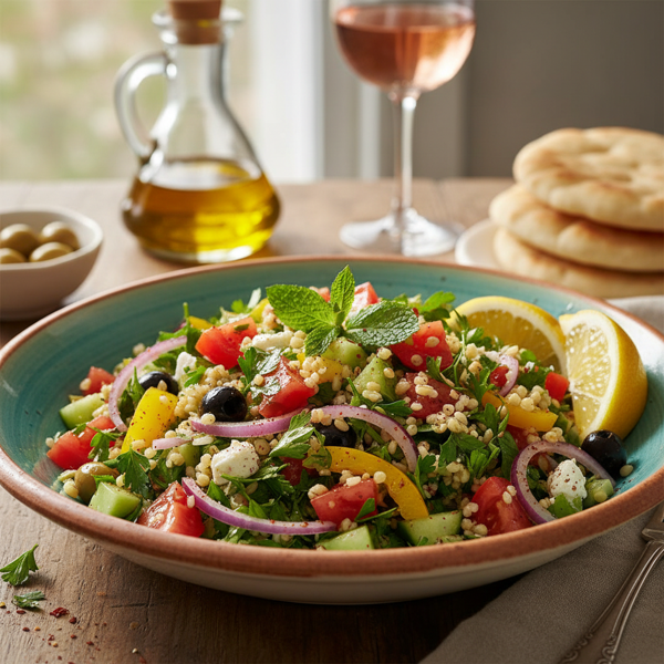 Vibrant Mediterranean Bulgur Tabbouleh recipe