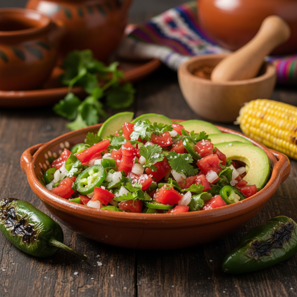 Vibrant Mexican Pico de Gallo Salad recipe