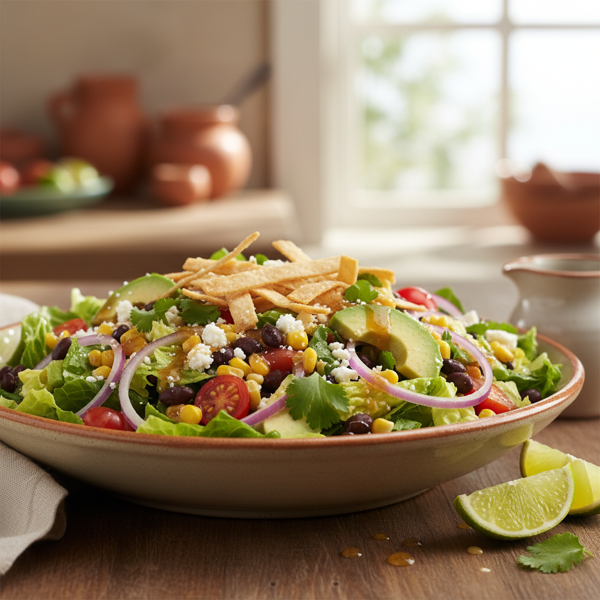 Vibrant Mexican Salad with Honey-Lime Vinaigrette recipe