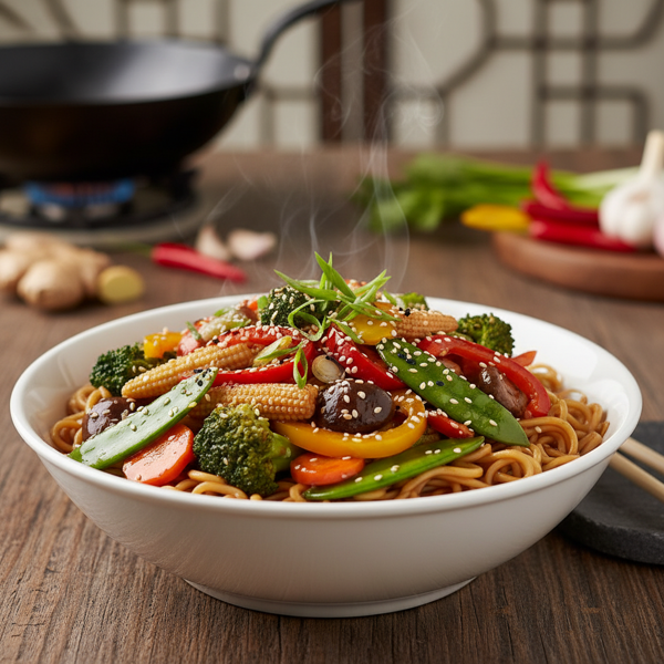 Vibrant Mixed Vegetable Stir Fry recipe