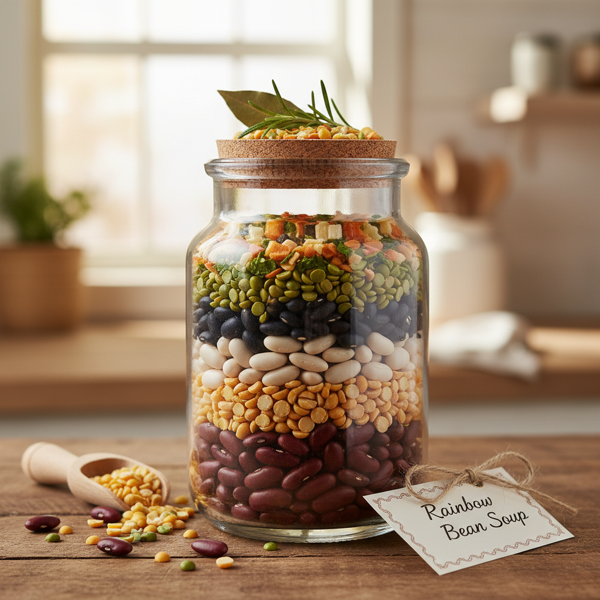 Vibrant Rainbow Bean Soup Mix recipe