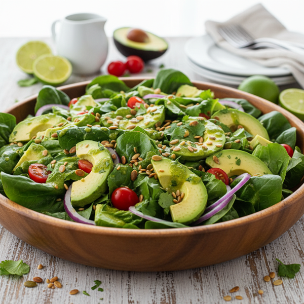 Vibrant Romaine & Avocado Delight recipe