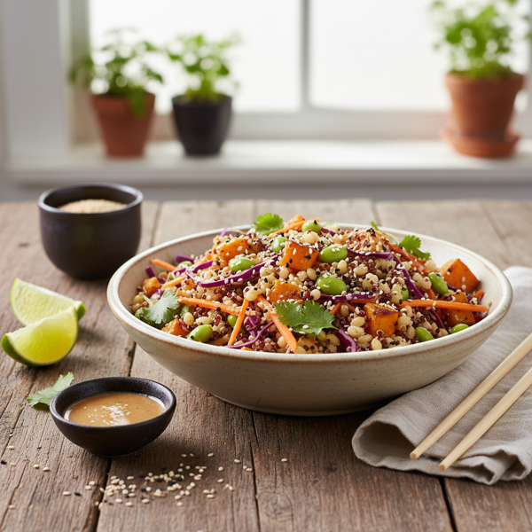 Vibrant Sesame Grain Salad recipe