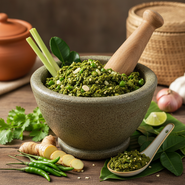 Vibrant Thai Green Curry Paste recipe