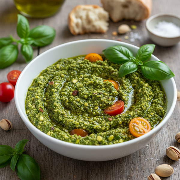 Vibrant Vegan Basil Pistou recipe