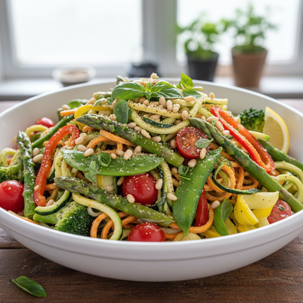 Vibrant Vegan Primavera Pasta (Low-Carb Delight) recipe