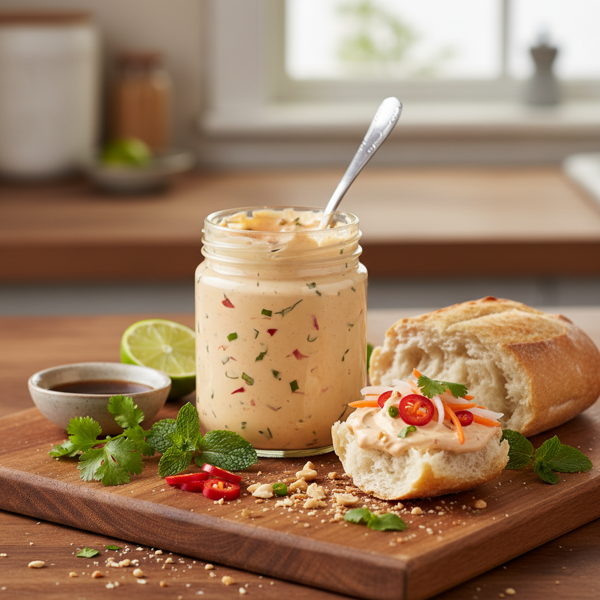 Vietnamese Fusion Banh Mi Mayo recipe