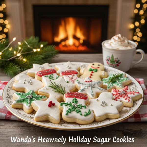 Wanda's Heavenly Holiday Sugar Cookies recipe