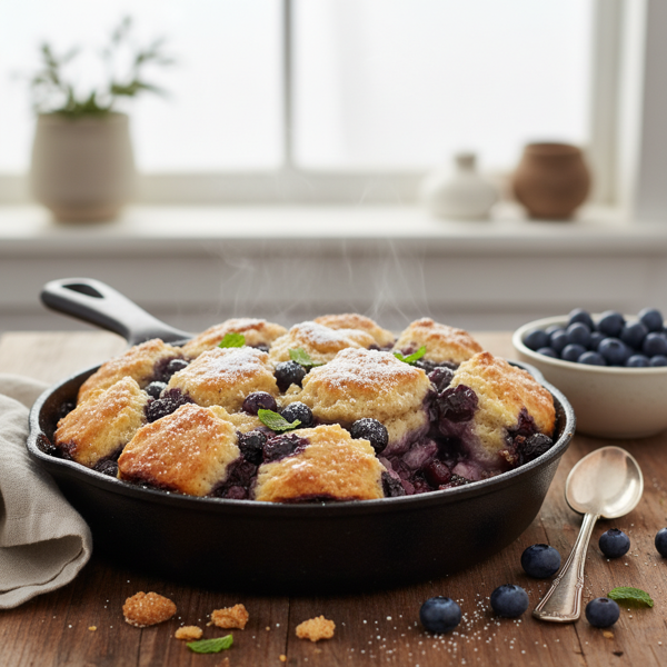 Warm Blueberry Biscuit Bake recipe
