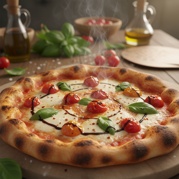 Warm Caprese Delight Pizza recipe