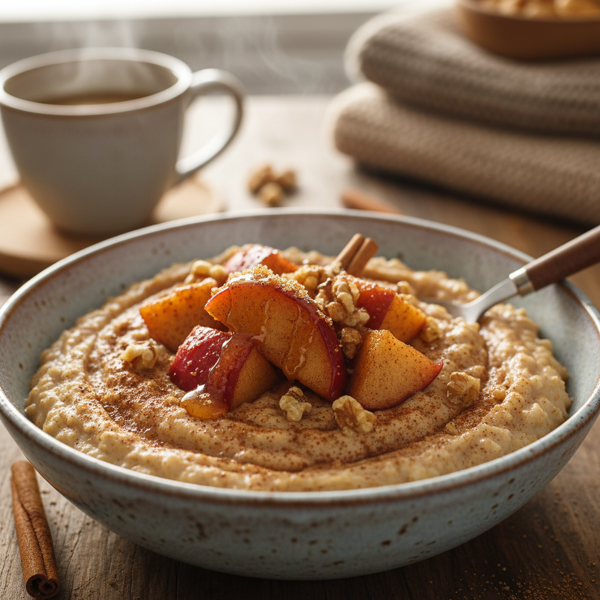 Warm Cinnamon Apple Oatmeal Delight recipe