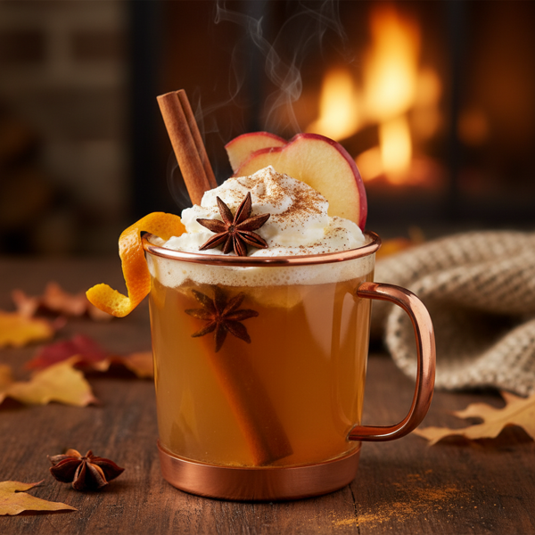 Warm Spiced Rum Apple Cider Delight recipe