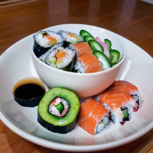 Warm Sushi Roll Rice Salad Delight recipe