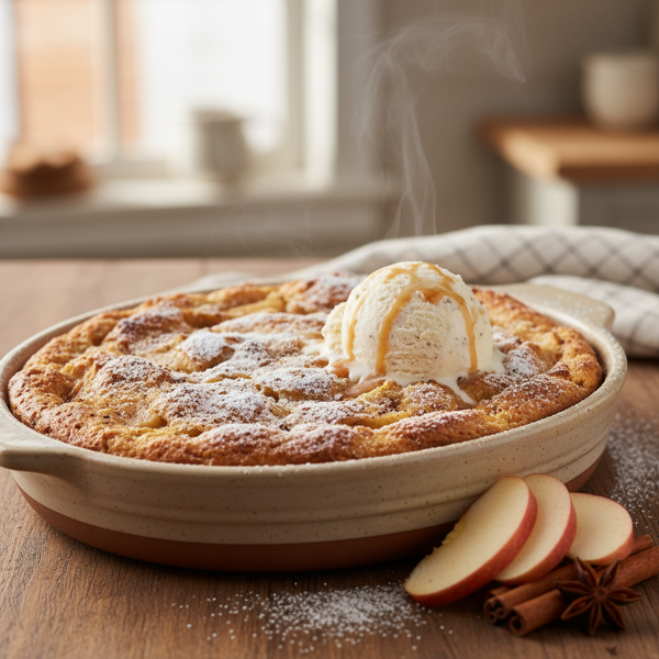 Warm & Fluffy Apple Bliss Pudding recipe