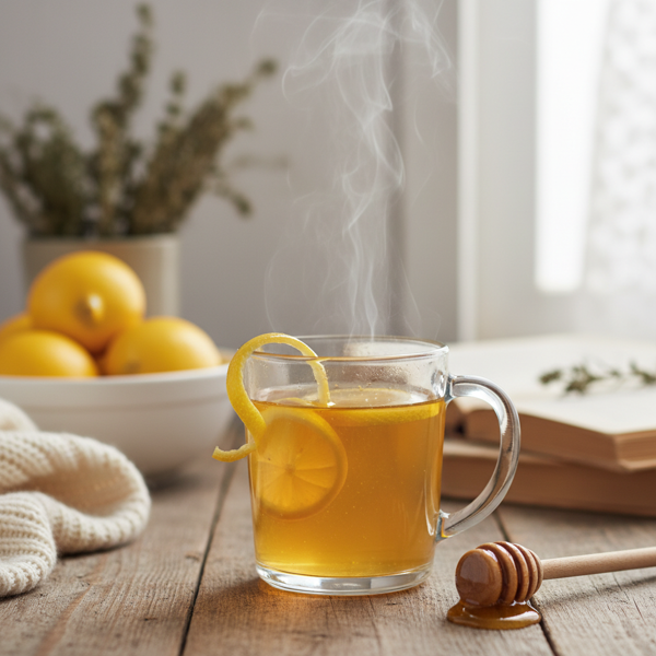 Warm and Soothing Lemon Honey Elixir recipe
