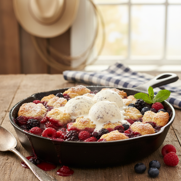 Western Bliss Berry Cobbler recipe
