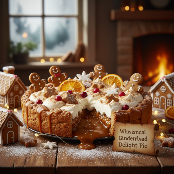 Whimsical Gingerbread Delight Pie recipe