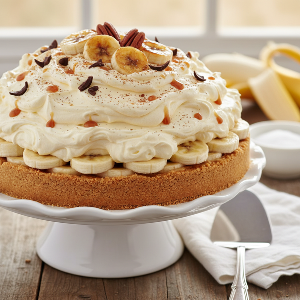 Whipped Banana Delight Pie recipe