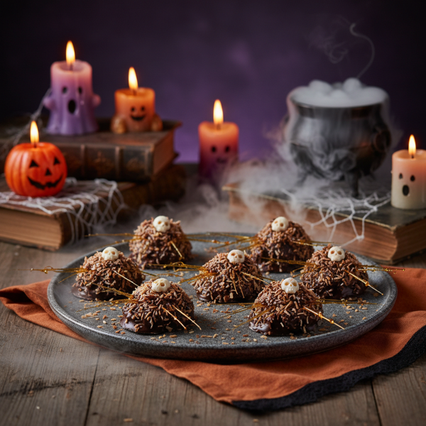 Whiskers’ Spooky Coconut Crunch Delights recipe