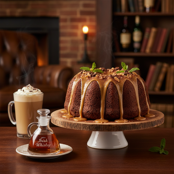Whiskey-Infused Irish Coffee Cake recipe