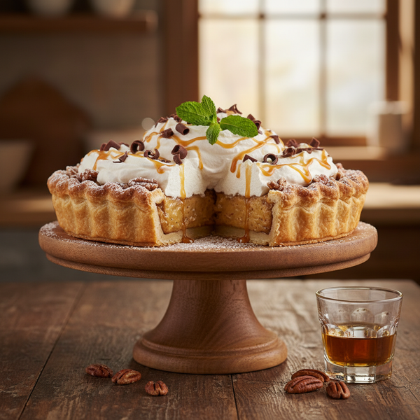 Whiskey Cream Delight Pie recipe