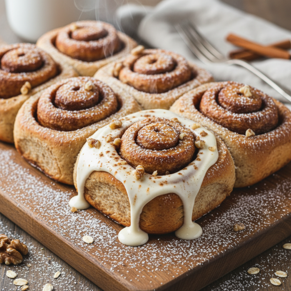 Whole Grain Gluten-Free Cinnamon Rolls recipe