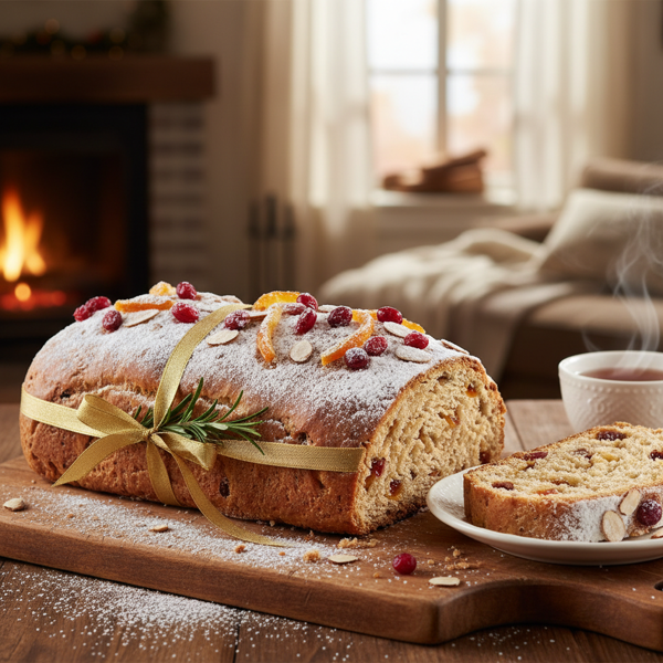 Whole Wheat Festive Stollen recipe
