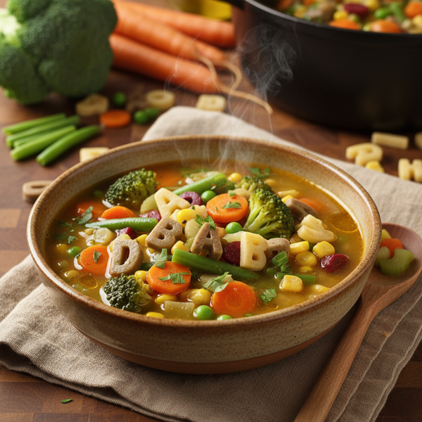 Wholesome Alphabet Vegetable Soup recipe