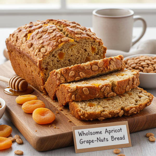 Wholesome Apricot Grape-Nuts Bread recipe