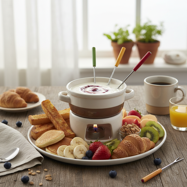 Wholesome Breakfast Fondue Delight recipe