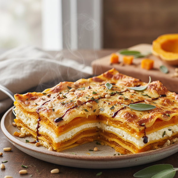 Wholesome Butternut Squash Lasagna Delight recipe