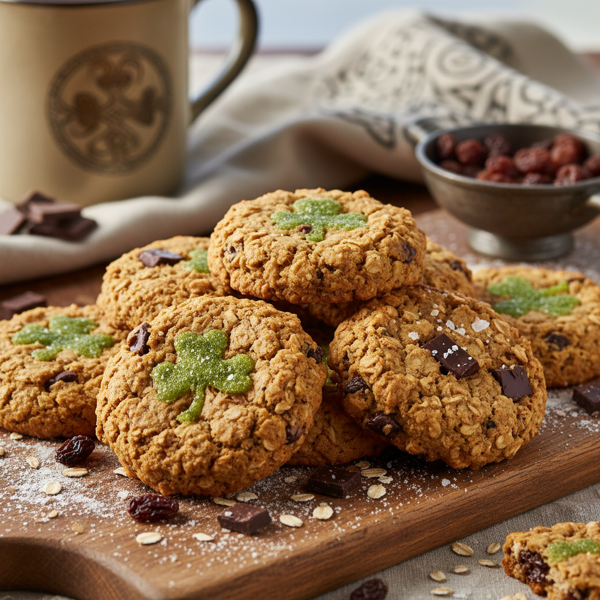 Wholesome Celtic Oatmeal Raisin Chocolate Chip Cookies recipe