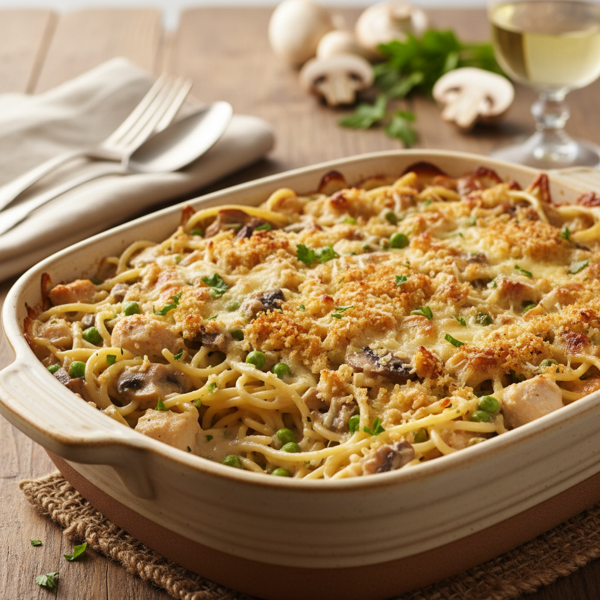 Wholesome Chicken Tetrazzini Delight recipe