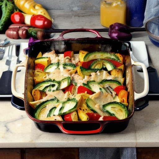 Wholesome Chicken Vegetable Bake recipe