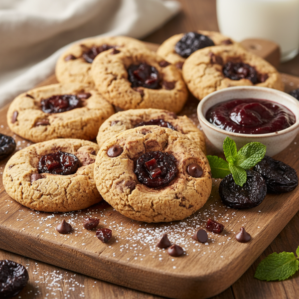 Wholesome Chocolate Chip Cookies with Dried Plum Purée recipe
