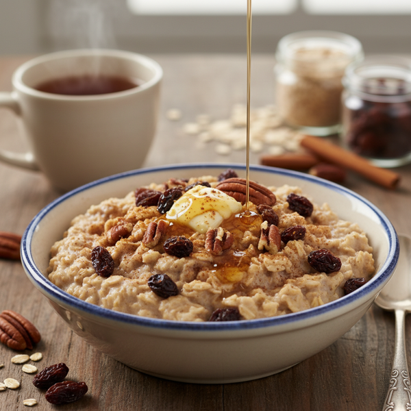 Wholesome Cinnamon-Raisin Oatmeal Delight recipe