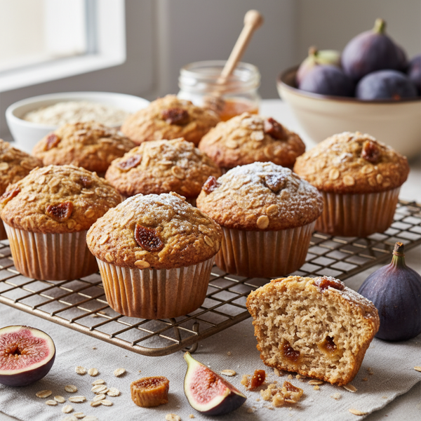 Wholesome Fig and Oat Bran Muffins recipe
