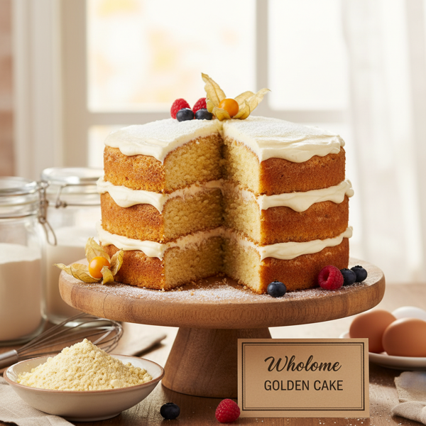 Wholesome Golden Cake Mix recipe