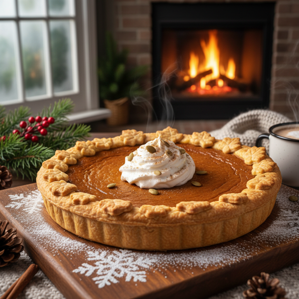 Wholesome Holiday Pumpkin Pie recipe