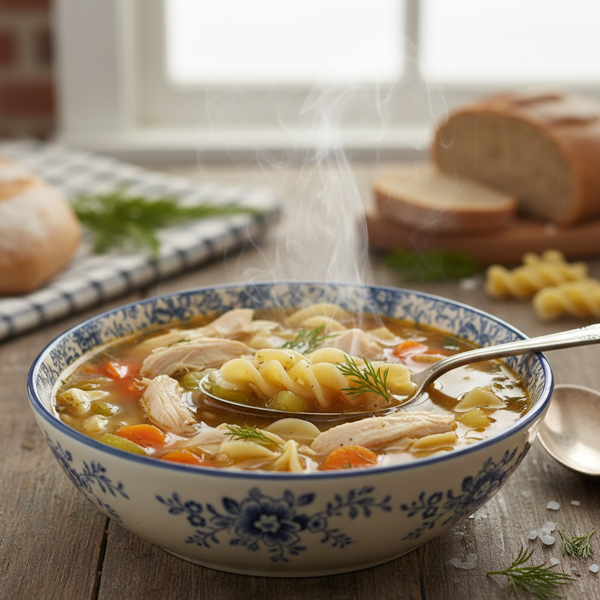 Wholesome Homestyle Chicken Noodle Soup recipe