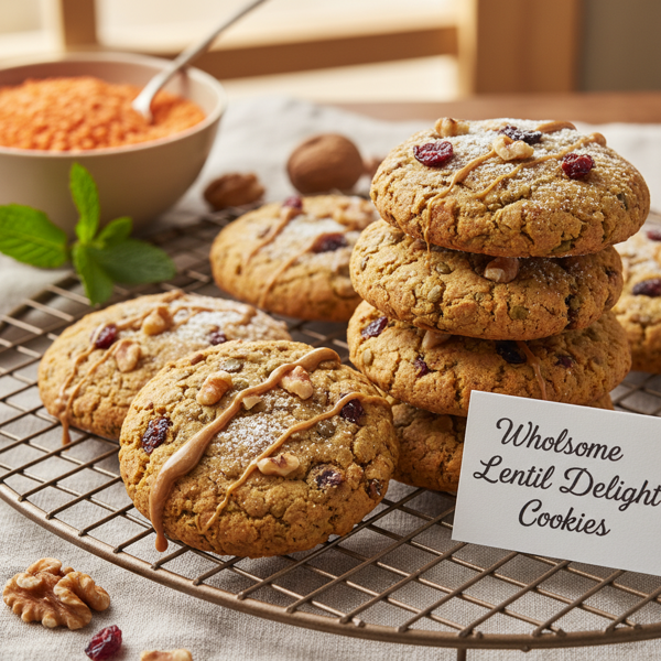 Wholesome Lentil Delight Cookies recipe