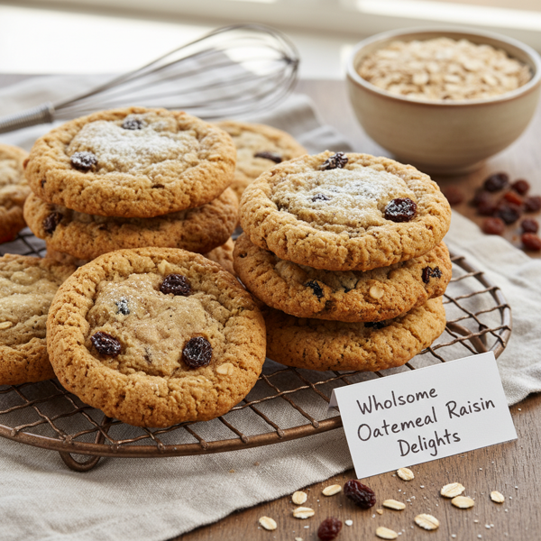Wholesome Oatmeal Raisin Delights recipe