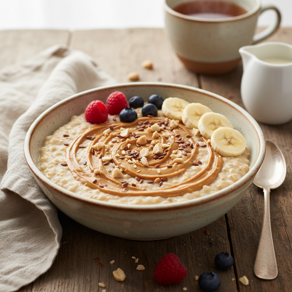 Wholesome Peanut Butter Oatmeal Delight recipe