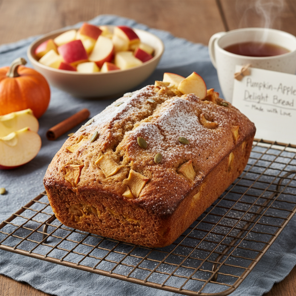 Wholesome Pumpkin-Apple Delight Bread recipe