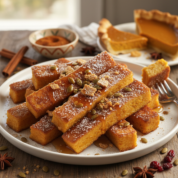 Wholesome Pumpkin Pie French Toast Sticks recipe