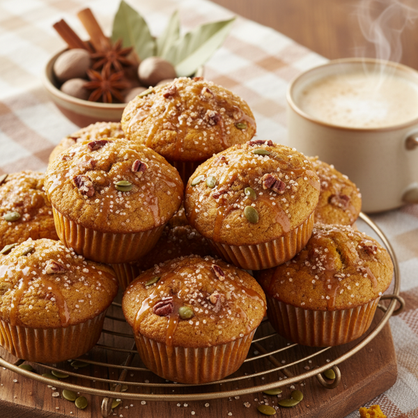 Wholesome Pumpkin Spice Delight Muffins recipe
