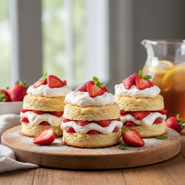 Wholesome Strawberry Shortcake Delight recipe