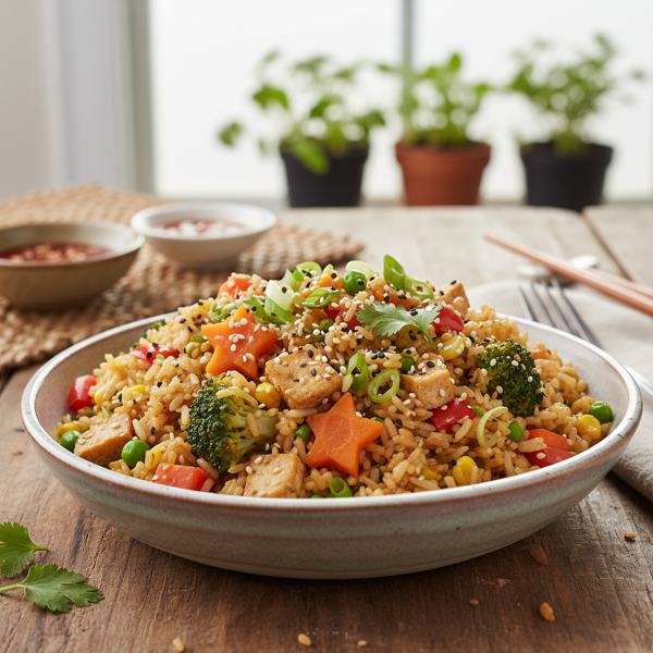 Wholesome Vegetable Fried Rice recipe