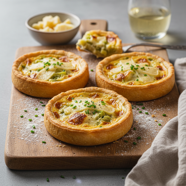 Wicklewood’s Elegant Individual Cheese and Leek Tartlets (Gluten-Free) recipe