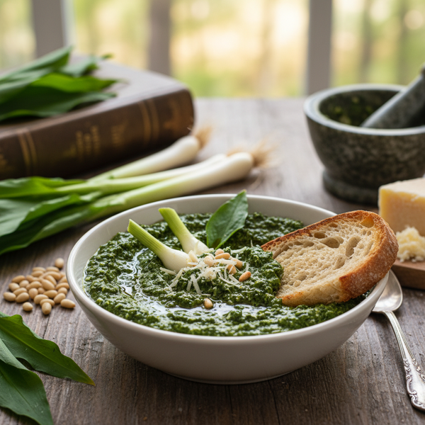 Wild Ramps Pesto Verde recipe